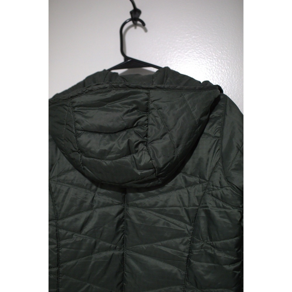 Columbia Mens Small Green Insulated Quilted Puffer Jacket Hooded - Picture 3 of 7